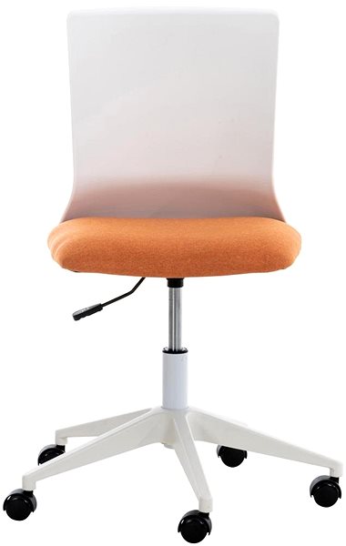 Office Chair BHM Germany Apolda, Textile, Orange Screen