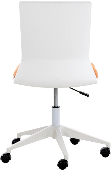 Bürostuhl BHM GERMANY Apolda, Textil, orange Rückseite