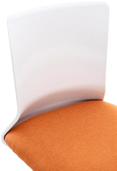 Kancelárska stolička BHM Germany Apolda, textil, oranžová Vlastnosti/technológia