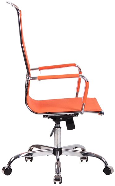 Office Chair BHM Germany Branson, Orange Lateral view