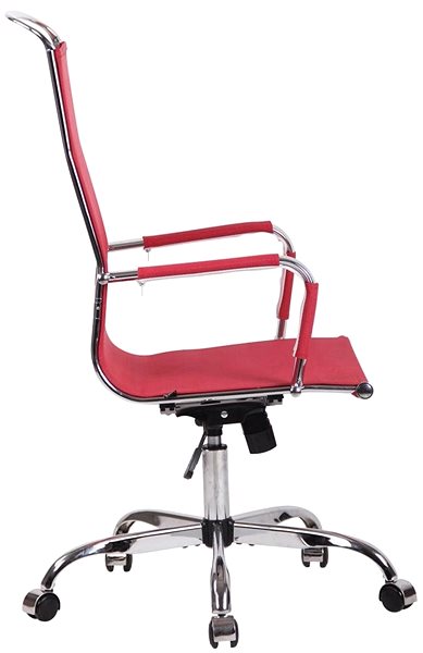 Office Chair BHM Germany Branson, Red Lateral view