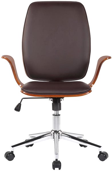 Irodai szék BHM GERMANY Burbank, dió / barna Képernyő