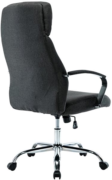 Bürosessel BHM GERMANY Faro, Textil, dunkelgrau Rückseite