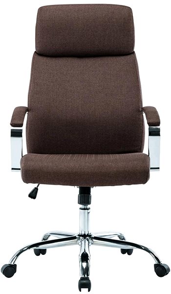 Irodai fotel BHM GERMANY Faro, textil, barna Képernyő