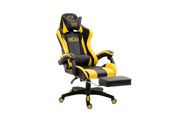 Gaming Chair BHM Germany Ignite, Black/Yellow Lateral view