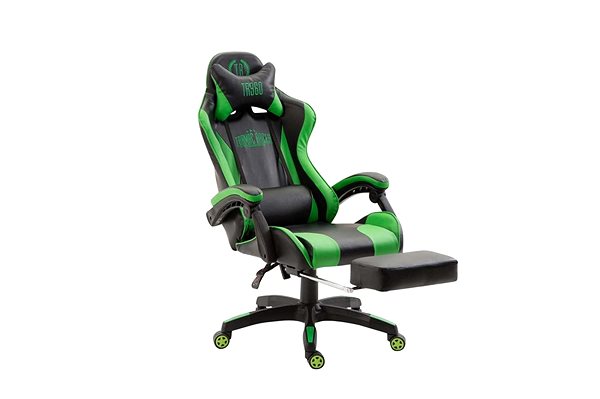Gaming Chair BHM Germany Ignite, Black/Green Lateral view