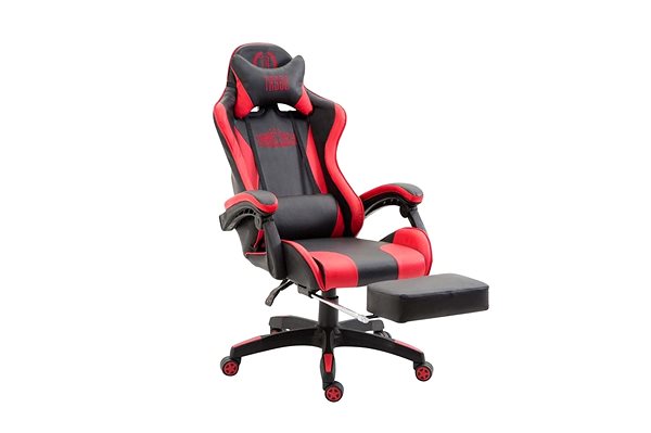 Gaming Chair BHM Germany Ignite, Black / Red Lateral view