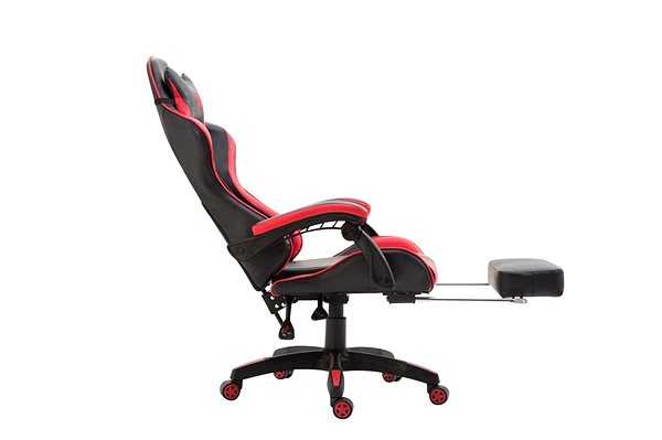 Gaming Chair BHM Germany Ignite, Black / Red Lateral view