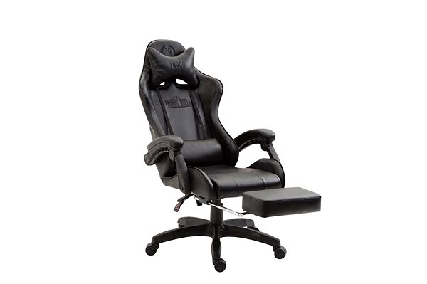 Gaming Chair BHM Germany Ignite, Black / Black Lateral view