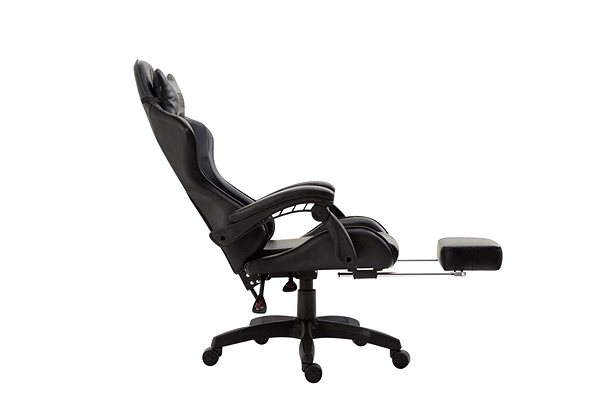 Gaming Chair BHM Germany Ignite, Black / Black Lateral view