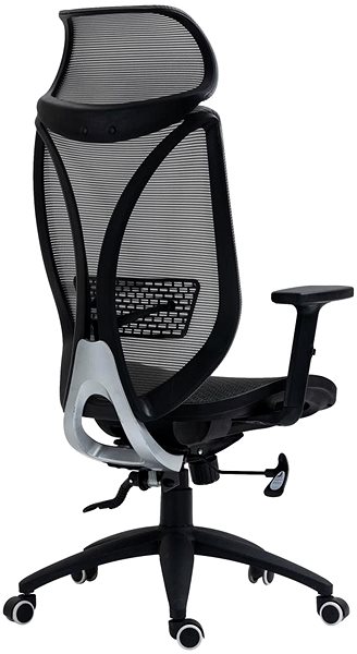 Office Chair BHM Germany Libolo, Grey Lateral view