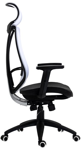 Office Chair BHM Germany Libolo, White Lateral view