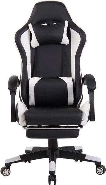 Gaming Chair BHM Germany Lismore, Black / White Screen