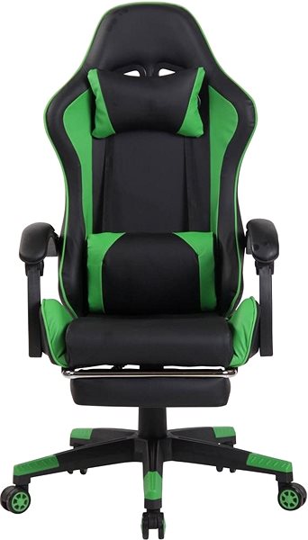 Gaming Chair BHM Germany Lismore, Black / Green Screen