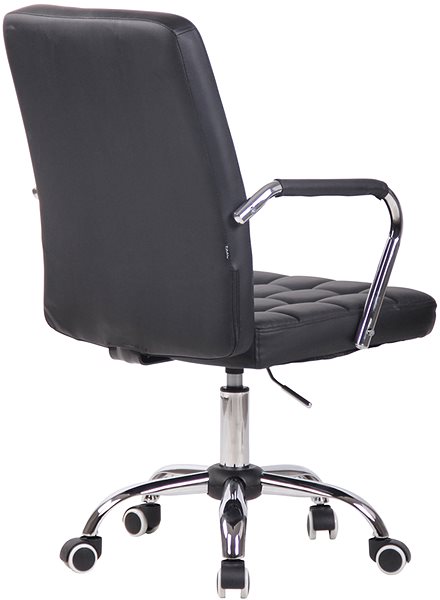 Office Chair BHM Germany Terni, Synthetic Leather, Black ...