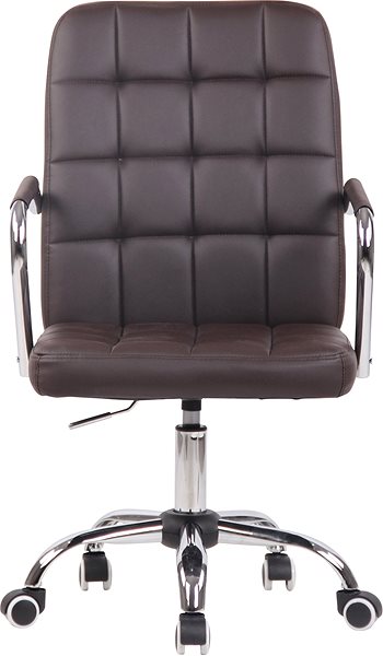 Kancelárska stolička BHM GERMANY Terni, syntetická koža, hnedá Screen