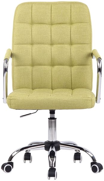 Irodai szék BHM GERMANY Terni, szintetikus bőr, zöld Képernyő