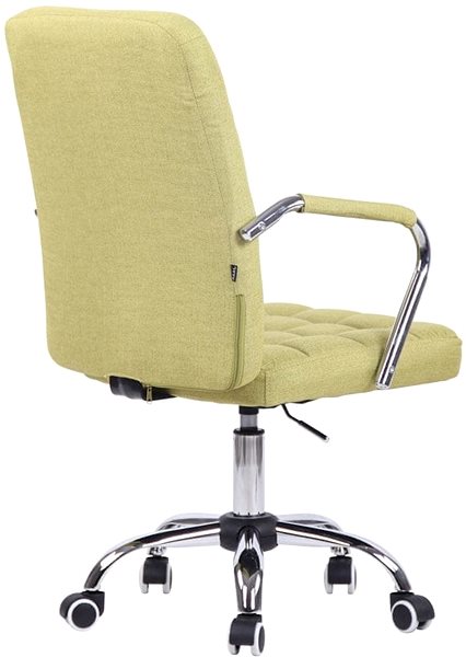 Kancelárska stolička BHM Germany Terni, syntetická koža, zelená Zadná strana