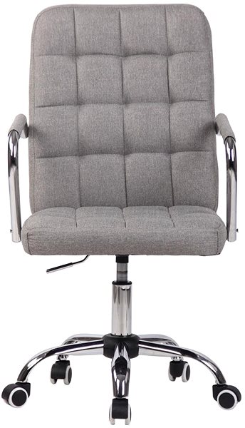 Office Chair BHM Germany Terni, Textile, Grey Screen