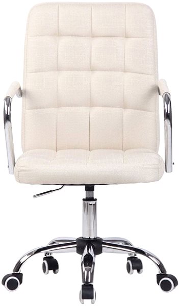 Office Chair BHM Germany Terni, Textile, Cream Screen