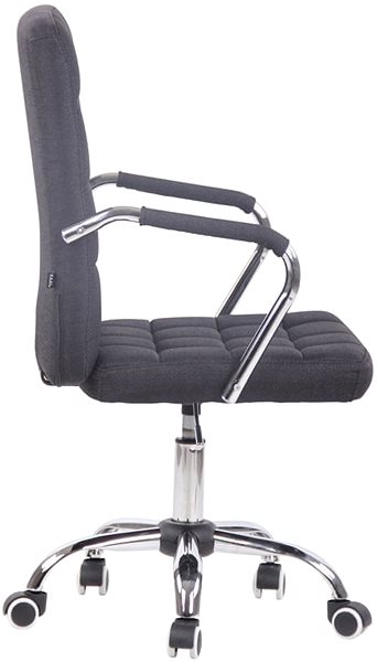 Office Chair BHM Germany Terni, Textile, Black Lateral view