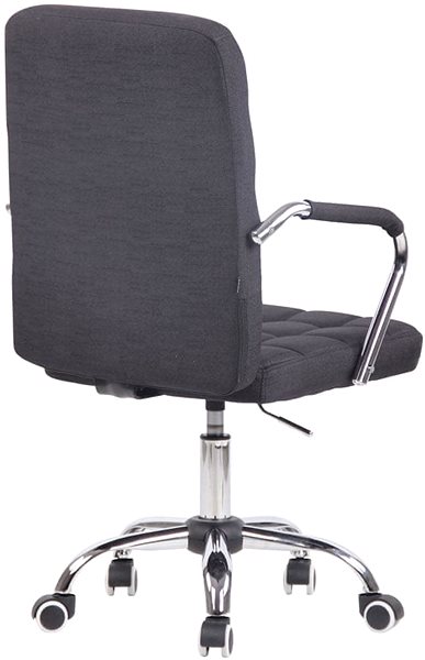 Kancelárska stolička BHM Germany Terni, textil, čierna Zadná strana