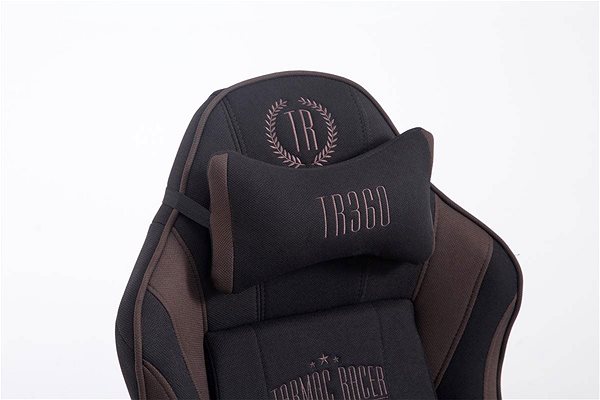 Herná stolička BHM Germany Racing Shift, textil, čierna/hnedá Vlastnosti/technológia