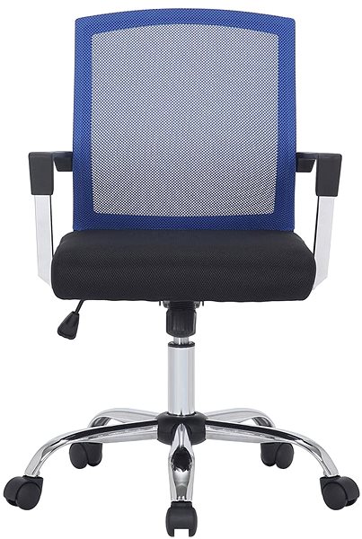 Irodai szék BHM GERMANY Mableton, fekete / kék Képernyő