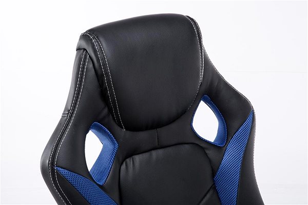 Irodai szék BHM GERMANY Magnus, fekete / kék Jellemzők/technológia