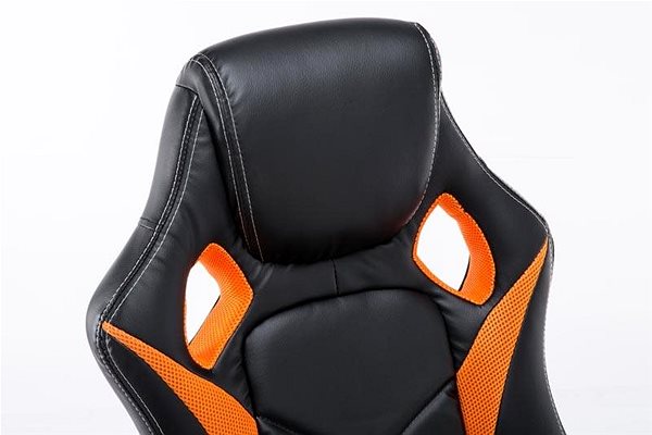 Kancelárska stolička BHM Germany Magnus, čierna/oranžová Vlastnosti/technológia