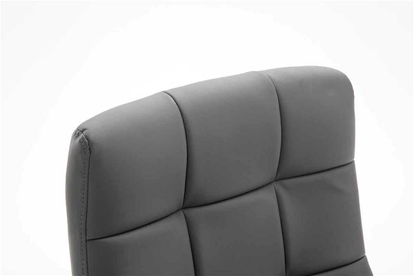 Kancelárska stolička BHM Germany Mikos, syntetická koža, sivá Vlastnosti/technológia