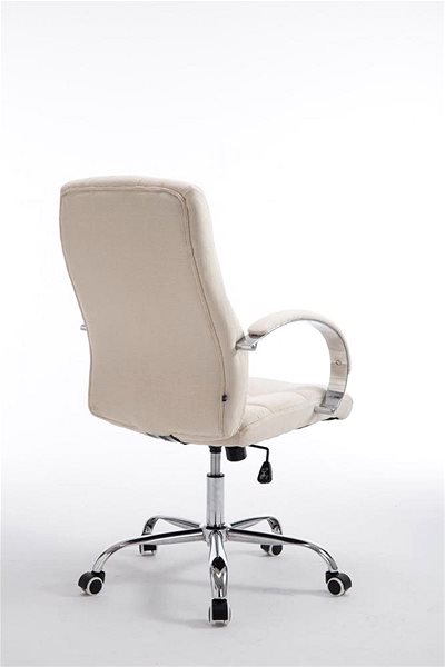 Bürostuhl BHM GERMANY Mikos, Textil, creme Rückseite