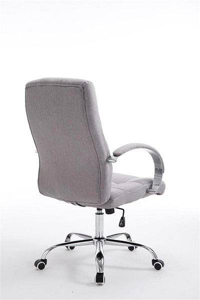 Bürostuhl BHM GERMANY Mikos, Textil, grau Rückseite