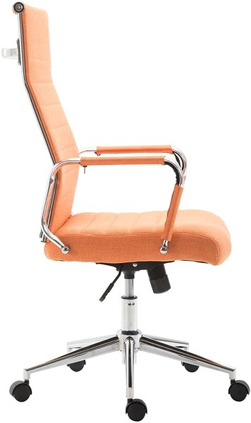Office Chair BHM Germany Columbus, Textile, Orange Lateral view