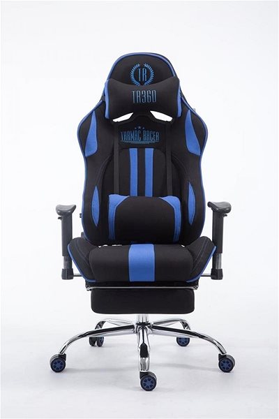 Gaming Chair BHM Germany Limit, Textile, Black / Blue Screen