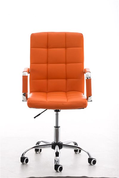 Kancelárska stolička BHM GERMANY Deli, oranžová ...