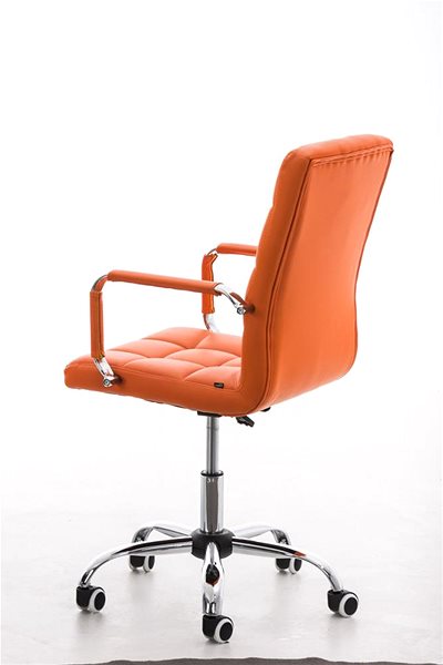 Kancelárska stolička BHM GERMANY Deli, oranžová ...