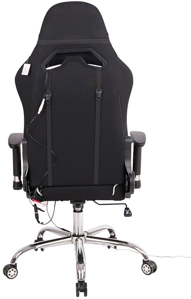 Bürostuhl BHM GERMANY Limit XM mit Massagefunktion, Textil, schwarz/weiß ...