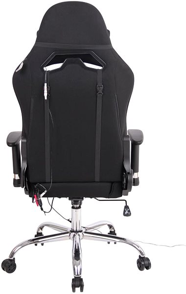 Bürostuhl BHM GERMANY Limit XM mit Massagefunktion, Textil, schwarz / schwarz ...