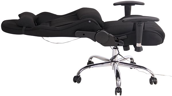 Bürostuhl BHM GERMANY Limit XM mit Massagefunktion, Textil, schwarz / schwarz ...