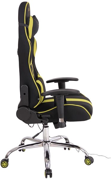 Bürostuhl BHM GERMANY Limit XM mit Massagefunktion, Textil, schwarz/grün ...