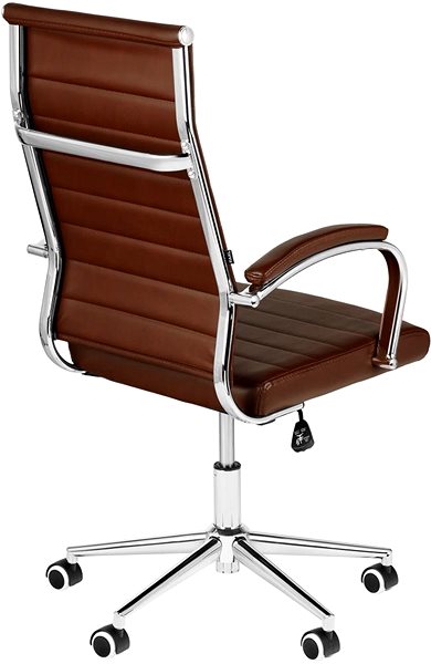Bürostuhl BHM GERMANY Mollis, Kunstleder, braun ...