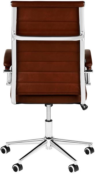 Bürostuhl BHM GERMANY Mollis, Kunstleder, braun ...