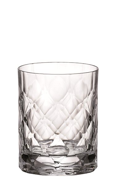 Pohár BOHEMIA ROYAL CRYSTAL pohár 6 db 350 ml Bohemia whisky, különböző dekorok keveréke ...