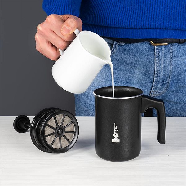 Šlehač mléka Bialetti ruční napěňovač mléka 10 cm ...