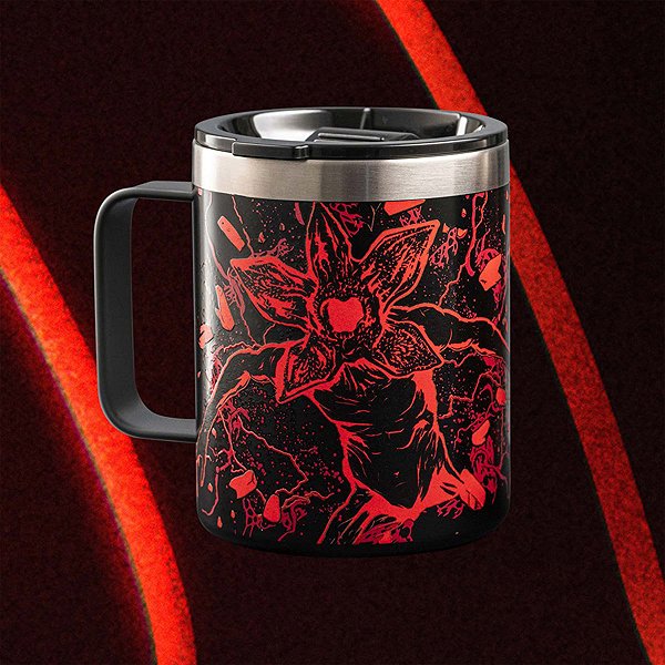Thermal Mug Bialetti Stranger Things Camping Mug 420 ml ...