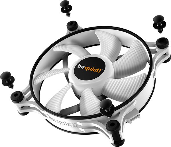 PC Fan Be quiet! Shadow Wings 2 120mm, White Lateral view