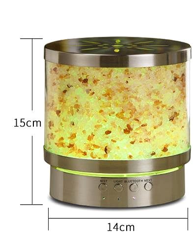 Aroma Diffuser LED Ultrasonic Aroma Diffuser Bluetooth Technical drawing