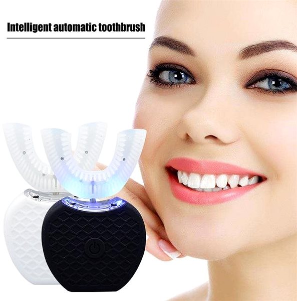 Electric Toothbrush V-White Electric Toothbrush - Black Lifestyle