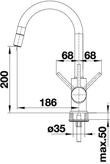 Tap BLANCO MIDA-S Technical draft